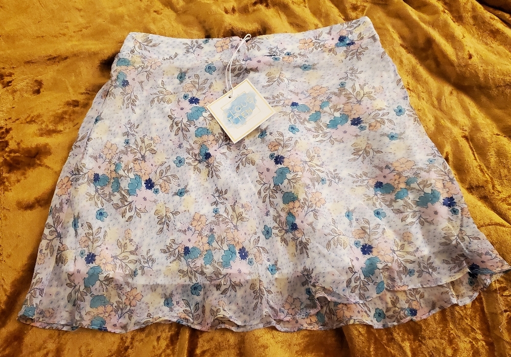 FLORAL  MINI Skirt